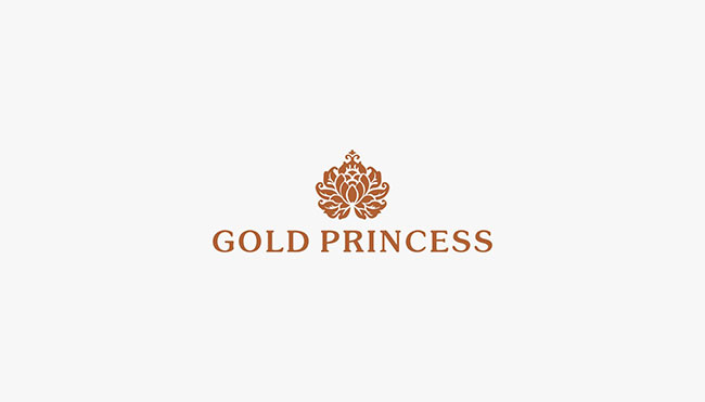 GOLD PRINCESS 泰国皇家化妆品品牌商标设计